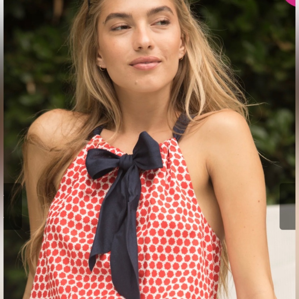 ⭐️NWT ⭐️🇺🇸 Trina Turk glorious top- perfect for July 4th or anytime!